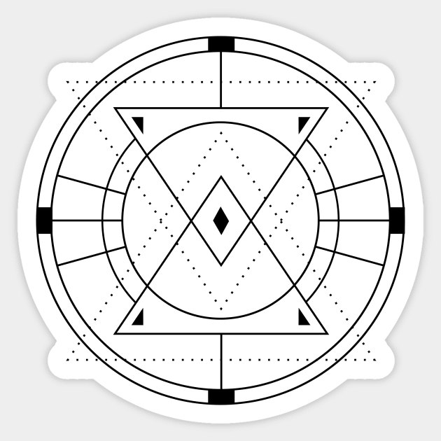 Sacred Geometry Sticker by sacredshirts